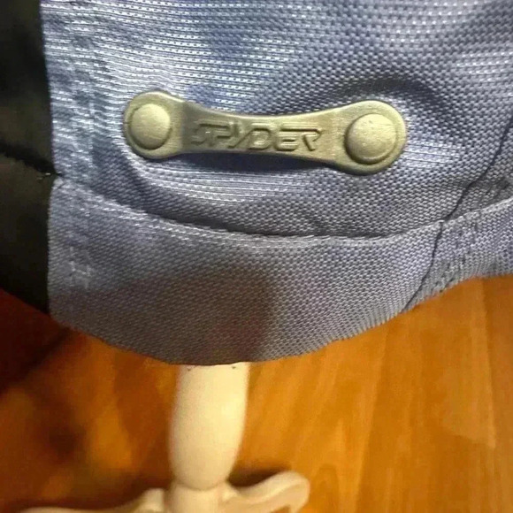 Spyder XTL 10,000 Ski Snowboarding Jacket Thinsulate Lite Loft Blue Black Size 8 - Picture 8 of 16